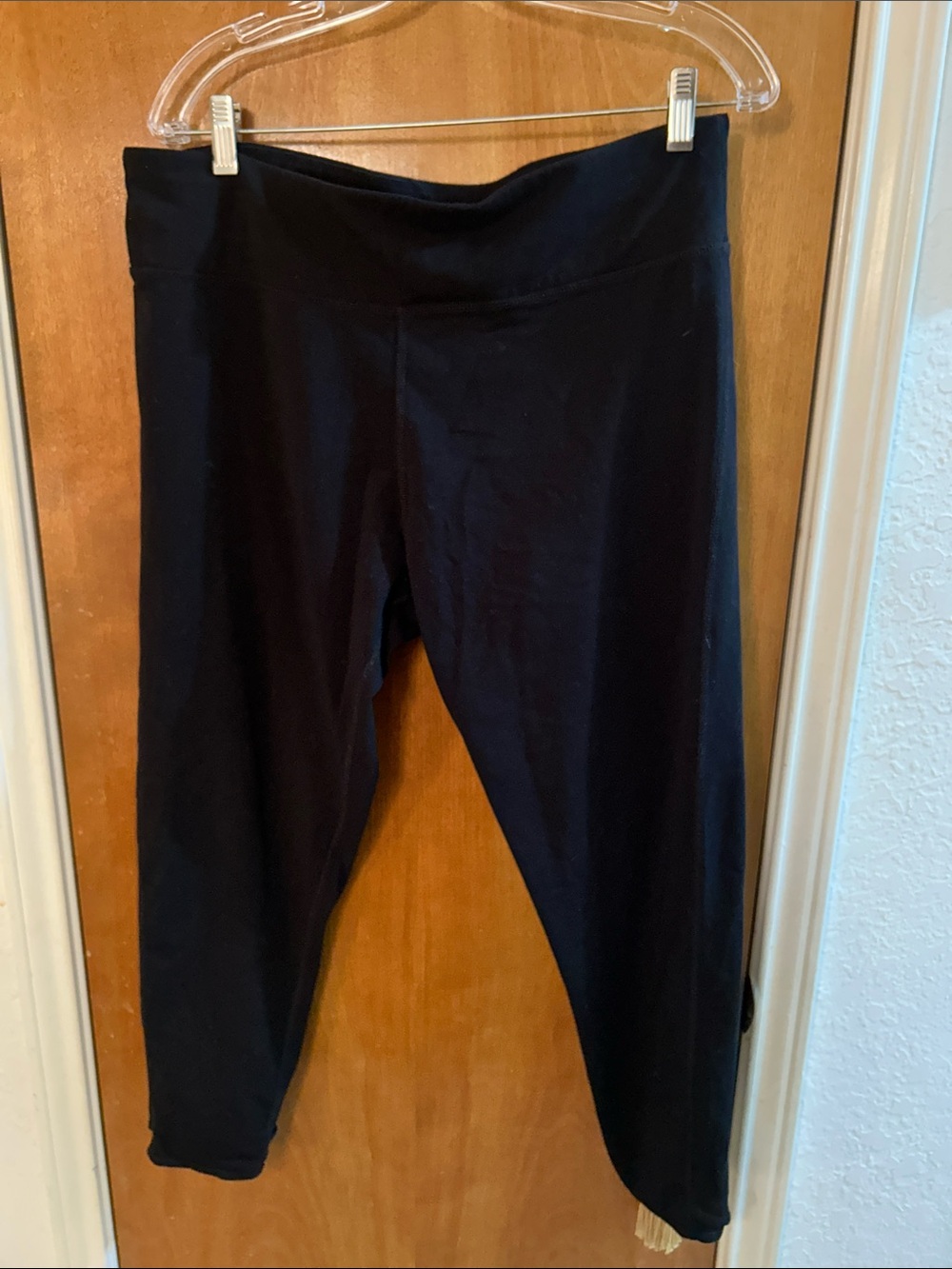 Calvin Klein Black Women’s Active Leggings. 100% Cotton! XL. Like new